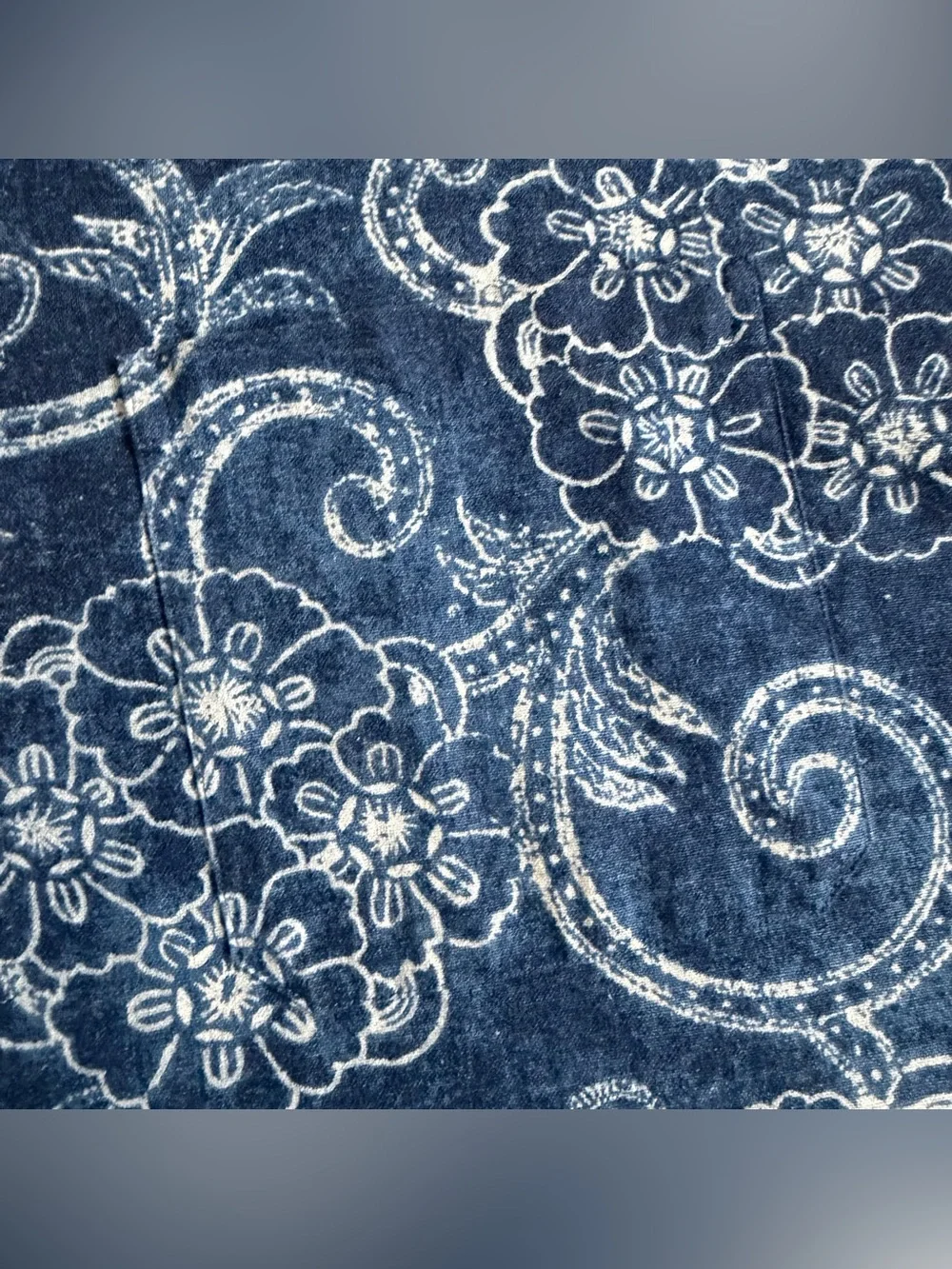 VTG Polo Ralph Lauren Men’s Sail Shirt Sz L Johnny Collar Linen Hawaiian Blue